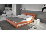 Innocent® Polsterbett 140x200 cm orange weiß Doppelbett LED Beleuchtung BELLUGIA 12315 Miniaturansicht - 2