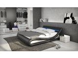 Innocent® Polsterbett 160x200 cm schwarz weiß Doppelbett LED Beleuchtung BELLUGIA n-7050-4803 Miniaturansicht - 3