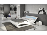 Innocent® Polsterbett 160x200 cm weiß schwarz Doppelbett LED Beleuchtung BELLUGIA n-7050-4804 Miniaturansicht - 3