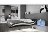 Innocent® Polsterbett 200x200 cm schwarz weiß Doppelbett LED Beleuchtung ACCENTOX n-7224-4702 Miniaturansicht - 4