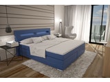 Innocent® Boxspringbett 180x200 cm blau Stoffbezug LED DALIAN 12620 Miniaturansicht - 1