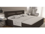 Innocent® Boxspringbett 180x200 cm mocca Stoffbezug Bett LED DALIAN 12622 Miniaturansicht - 4