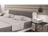 Innocent® Boxspringbett 180x200 cm grau weiß Stoffbezug LED BARGO 12430 Miniaturansicht - 4