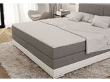 Innocent® Boxspringbett 160x200 cm grau weiß Stoffbezug LED BARGO n-7223-4688 Miniaturansicht - 5