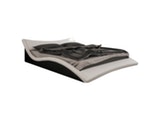 Innocent® Polsterbett 200x200 cm weiß schwarz Doppelbett NURAI 10652 Miniaturansicht - 1