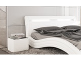 Innocent® Polsterbett 140x200 cm weiß Doppelbett LED Beleuchtung MISANI 10656 Miniaturansicht - 4
