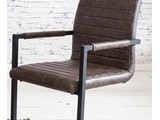 SalesFever® Baumkantentisch Stühle dunkelbraun 200 cm massiv COGNAC 5tlg ALESSIA 381656 Miniaturansicht - 8