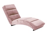 SalesFever® Designer rose Relaxliege aus Samtbezug Sento 387542 Miniaturansicht - 3