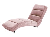 SalesFever® Designer rose Relaxliege aus Samtbezug Sento 387542 Miniaturansicht - 8
