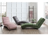 SalesFever® Designer Relaxliege waldgrün aus Samt Sento 387528 Miniaturansicht - 2