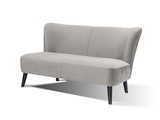 SalesFever® Sofa grau 2-Sitzer Sitzbank Retro aus Samt Calypso 387955 Miniaturansicht - 3
