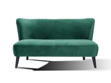 SalesFever® Sofa seegrün 2-Sitzer Sitzbank Retro aus Samt Calypso 387962 Miniaturansicht - 2