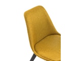 SalesFever® Esszimmerstuhl curry-gelb 2er Set Stoff mit Steppung und Sitzkissen Cleo 389843 Miniaturansicht - 7