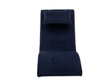SalesFever® Liege blau Polsterliege Relaxliege 200 cm Design Samt Tiara 390344 Miniaturansicht - 3
