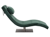 SalesFever® Liege Polsterliege Relaxliege 200 cm Samt grün TIARA 390351 Miniaturansicht - 4