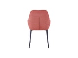 SalesFever® Polsterstuhl dusty pink 2er Set Strukturstoff mit Armlehnen Metall schwarz Stuhl LINNEA 391969 Miniaturansicht - 8