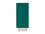 SalesFever® Kommode Grün hoch mit 4 Schubladen und Spiegel Beine Messing LOTTA 395080 Miniaturansicht - 5