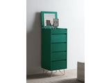 SalesFever® Kommode Grün hoch mit 4 Schubladen und Spiegel Beine Messing LOTTA 395080 Miniaturansicht - 6