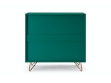 SalesFever® Kommode Grün breit mit 4 Schubladen Beine Messing LOTTA 395097 Miniaturansicht - 5