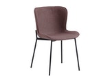 SalesFever® Esszimmerstuhl Rot 2er Set Schalensitz mit Strukturstoff Sam 393727 Miniaturansicht - 2