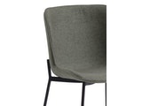 SalesFever® Esszimmerstuhl Khaki 2er Set Schalensitz mit Strukturstoff Sam 393710 Miniaturansicht - 3
