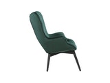 SalesFever® Polstersessel grün aus Samt ergonomische Form Anjo 394144 Miniaturansicht - 3