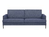 SalesFever® Sofa blau 3-Sitzer Strukturstoff Tokyo 394601 Miniaturansicht - 1