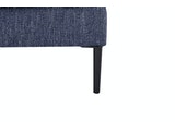 SalesFever® Sofa blau 3-Sitzer Strukturstoff Tokyo 394601 Miniaturansicht - 6