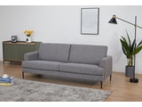 SalesFever® Sofa taupe 3-Sitzer Strukturstoff Tokyo 394595 Miniaturansicht - 8