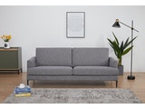 SalesFever® Sofa taupe 3-Sitzer Strukturstoff Tokyo 394595 Miniaturansicht - 9