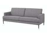 SalesFever® Sofa taupe 3-Sitzer Strukturstoff Tokyo 394595 Miniaturansicht - 2
