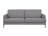 SalesFever® Sofa taupe 3-Sitzer Strukturstoff Tokyo 394595 Miniaturansicht - 1