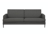 SalesFever® Sofa anthrazit 3-Sitzer Strukturstoff Tokyo 394571 Miniaturansicht - 1