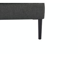 SalesFever® Sofa anthrazit 3-Sitzer Strukturstoff Tokyo 394571 Miniaturansicht - 6