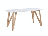 SalesFever® Essgruppe weiß gelb 180 x 90 cm Aino 5tlg. Tisch & 4 Stühle 393321 Miniaturansicht - 5