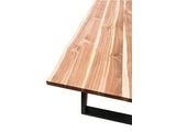 SalesFever® Esstisch 220 x 100 cm mit Baumkante aus Teakholz Natur Remo 394977 Miniaturansicht - 7
