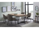 SalesFever® Esstisch 180 x 100 cm aus Akazie Natur Asta 394984 Miniaturansicht - 5