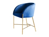 SalesFever® Essgruppe Blau 160 x 90 cm weiß Luke 5tlg. Tisch & 4 Stühle Sjard 393482 Miniaturansicht - 6