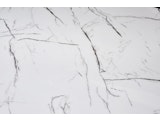 SalesFever® Esstisch Weiß & Chrom 160x90 cm Glaspatte in Marmoroptik NOBILE 395745 Miniaturansicht - 4