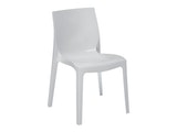 SalesFever® Essgruppe Weiß Luke 5 tlg. 180 x 90 cm 4 Design Stühle Sari 393475 Miniaturansicht - 6