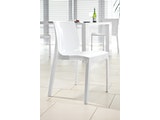 SalesFever® Essgruppe Weiß Luke 5 tlg. 180 x 90 cm 4 Design Stühle Sari 393475 Miniaturansicht - 8