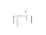 SalesFever® Essgruppe Weiß Transparent Luke  5 tlg. 180 x 90 cm 4 Design Stühle Sari 393451 Miniaturansicht - 4