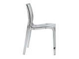 SalesFever® Essgruppe Weiß Transparent Luke  5 tlg. 180 x 90 cm 4 Design Stühle Sari 393451 Miniaturansicht - 7