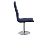 SalesFever® Essgruppe Blau Ledan Ø 100 cm 5tlg. Tisch & 4 Stühle Lio 393369 Miniaturansicht - 8