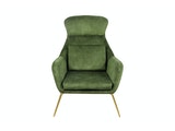 SalesFever® Relaxsessel Grün aus Samtvelours Chester 396711 Miniaturansicht - 2