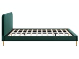SalesFever® Polsterbett Grün mit Samtbezug 140x200 cm Copenhagen 397039 Miniaturansicht - 2