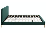 SalesFever® Polsterbett Grün mit Samtbezug 180x200 cm Copenhagen 397060 Miniaturansicht - 2