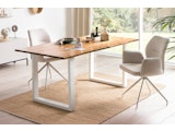 SalesFever® Esstisch 160x90 cm Akazie Gestell in U-Form WESLEY 398890 Miniaturansicht - 3