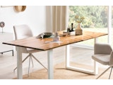 SalesFever® Esstisch 160x90 cm Akazie Gestell in U-Form WESLEY 398890 Miniaturansicht - 4
