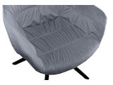 SalesFever® Armlehnstuhl mit Wabensteppung Samt Grau Harvey 399163 Miniaturansicht - 7